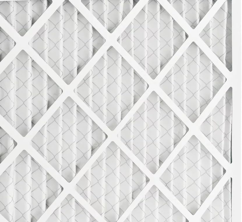 BNX TruFilter 14x24x1 MERV 12 Odor Defense (6-Pack) AC Furnace Air Filter with Activated Carbon - MADE IN USA - Pleated Air Conditioner HVAC AC Furnace Filters - Removes Odor, Mold, Bacteria, Smoke