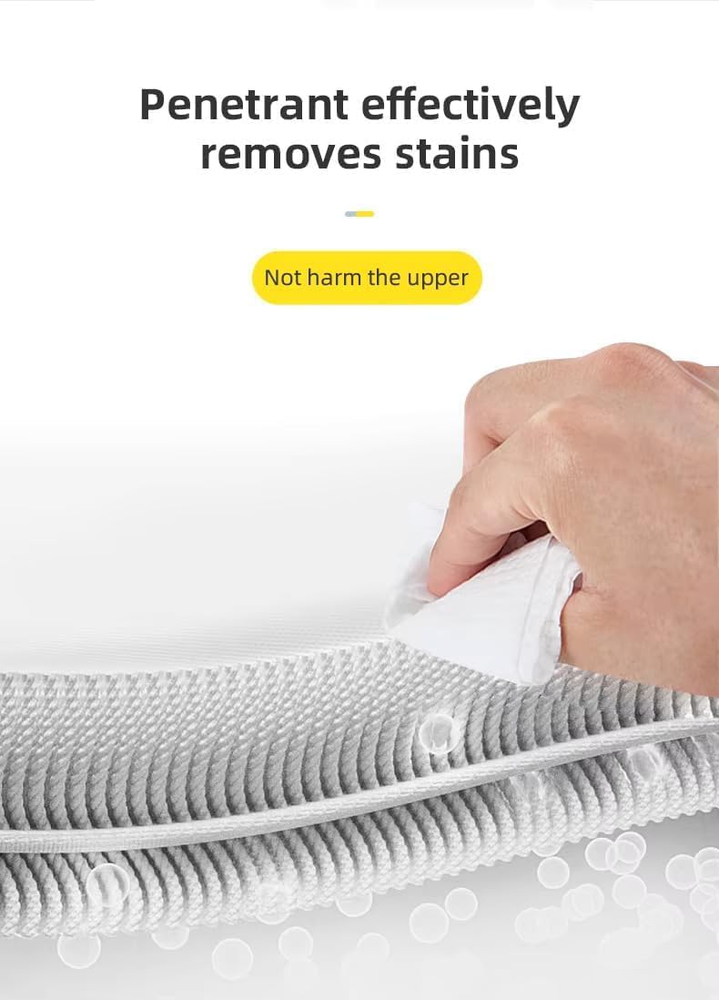 Shoe Wipes – 2 Pack (60 Count) Disposable, Pre-Moistened Sneaker & Shoe Cleaning Wipes – Travel-Ready, Portable – Removes Dirt, Scuffs & Stains from Leather, Fabric, Rubber, and More