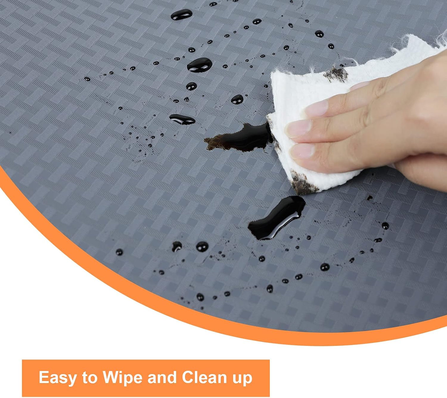 Shelf Liners for Kitchen Cabinets Refrigerator Liners Waterproof & Oil-Proof Kitchen Cupboard Liner Non-Slip Drawer Mats EVA Material Non Adhesive Fridge Mats for Shelves 23.6 x 78.7 Inches