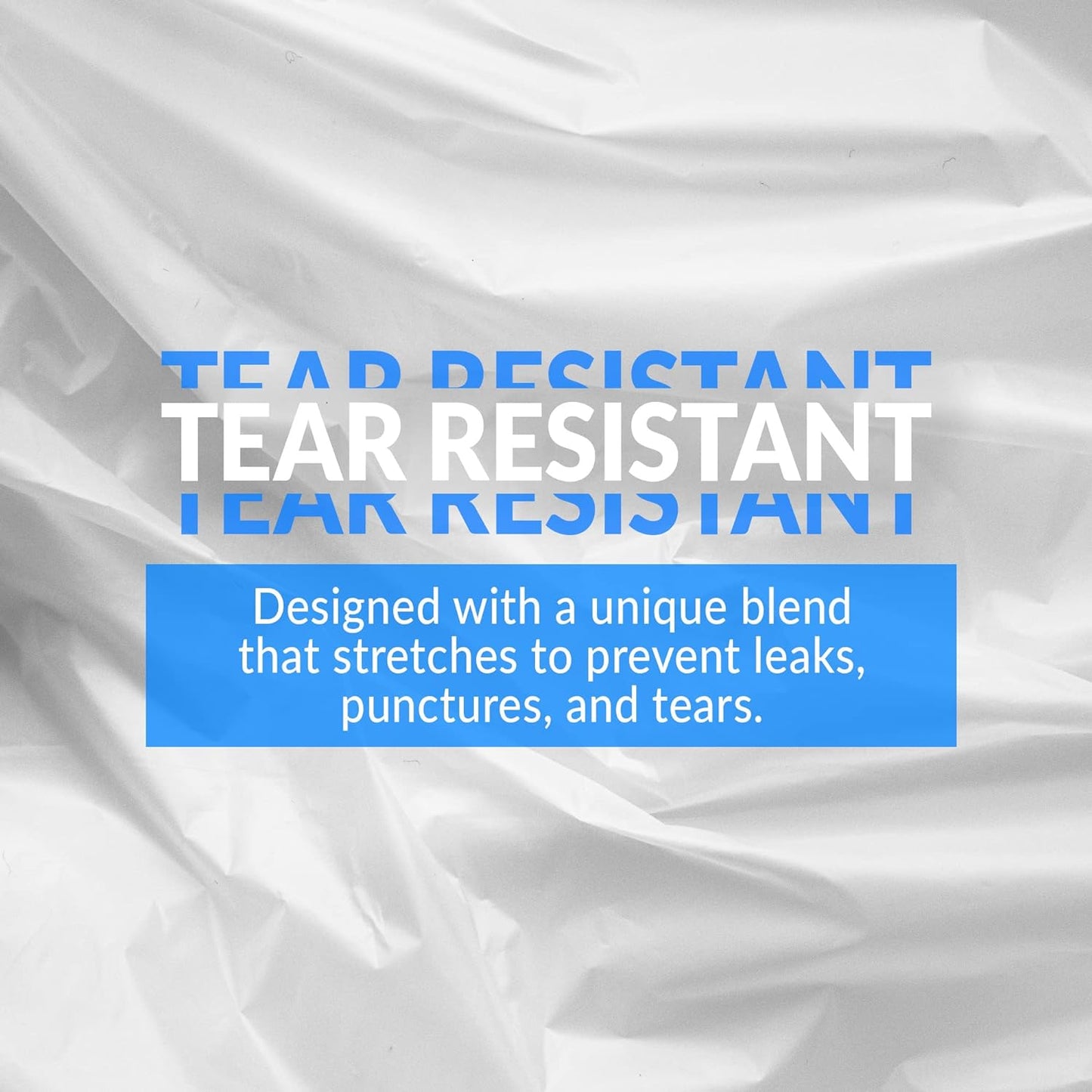 Reli. 6-10 Gallon Trash Bags | 1000 Bags | Clear | Bathroom | Strong | Garbage