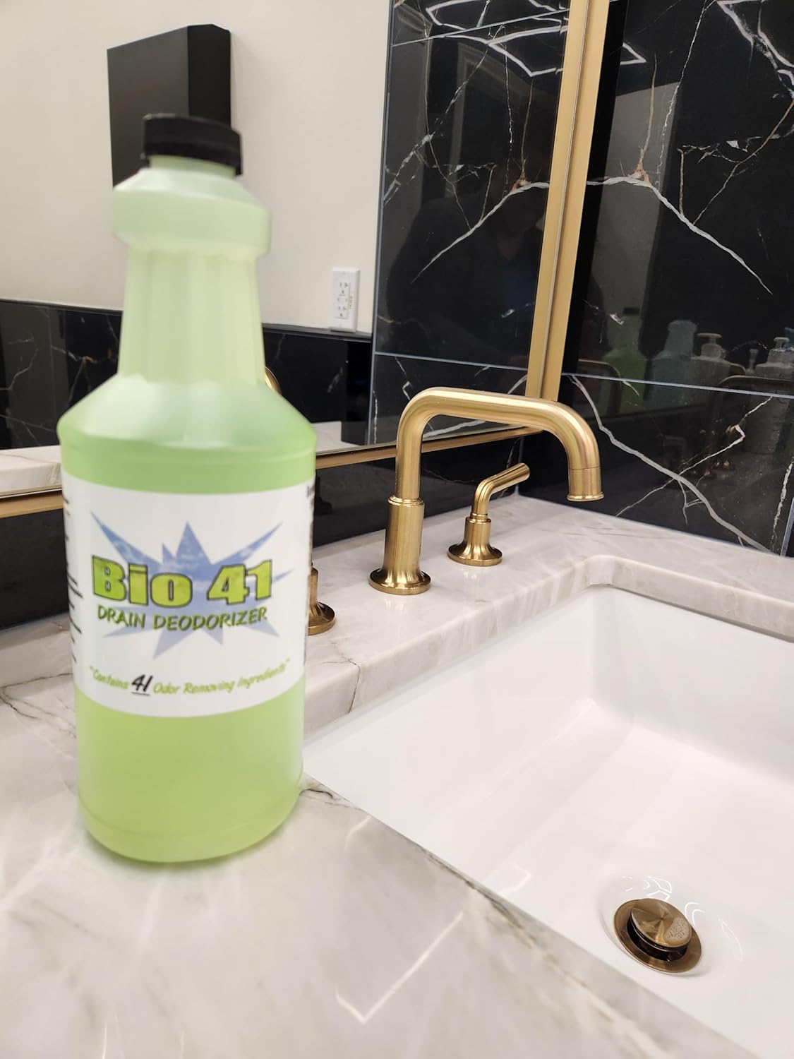 Drain Deodorizer- Odor Eliminator - Commercial Drain Deodorizer - Neutralizer Sewer Gas Smell Remover – 32 Ounce