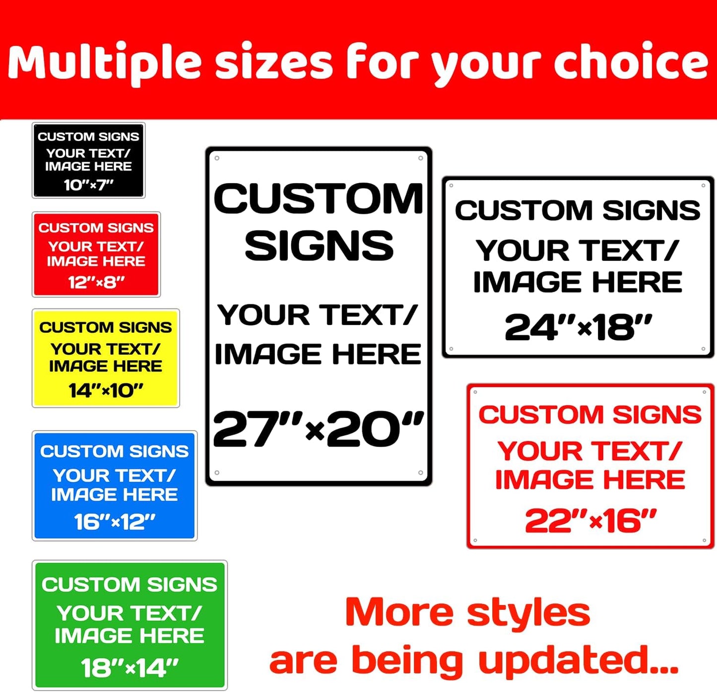 custom signs,Aluminum Weatherproof Metal Sign Multiple Sizes Custom Personalized Text And picture Here,hazard sign,garden sign,custom door sign,Customised business signs