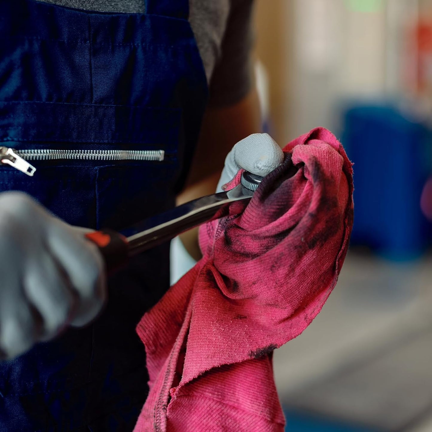 Premium Color Knit Cleaning Rags (600 lbs Pallet - 24x25 lbs. Bag) ā Shop Rags Bulk for Workshops, Mechanics, Painters, and Home Use, Multipurpose Cotton T-Shirt Rags