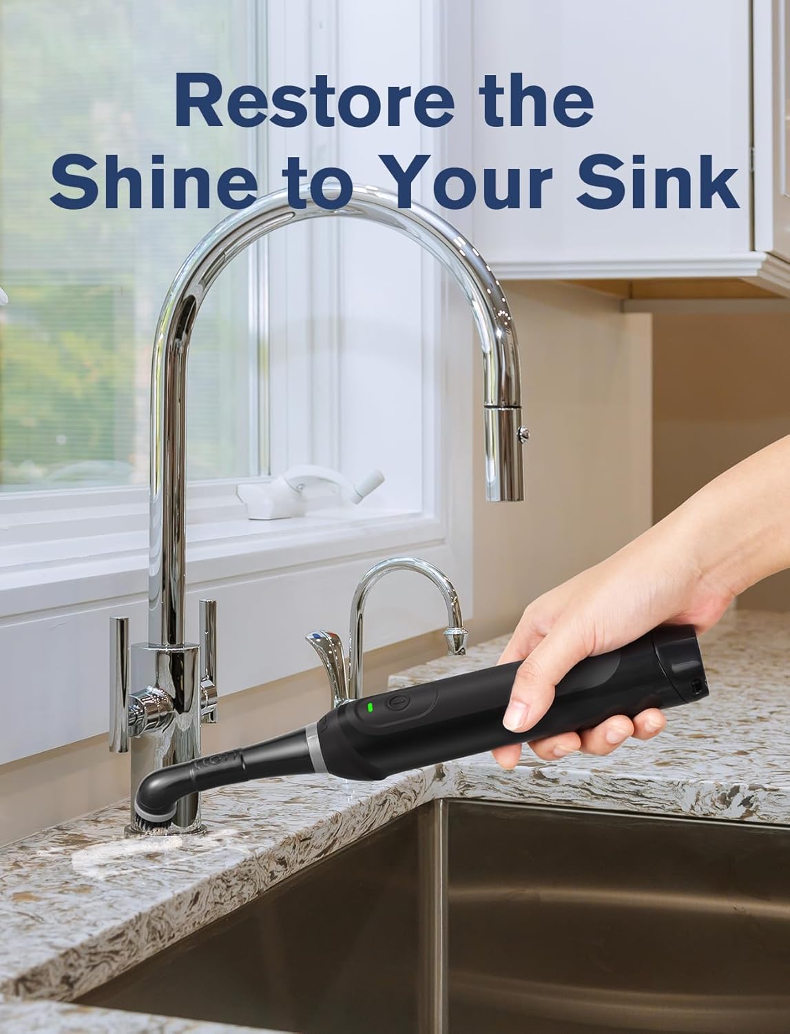 Sweepulire Rechargeable Electric Grout Brush, 2025 New Power Cleaning Brush with Stainless Steel Wire Brush, Multi-Purpose Tile Grout Cleaner Brush for Cleaning Tile, Corner, Kitchen, Tight Space