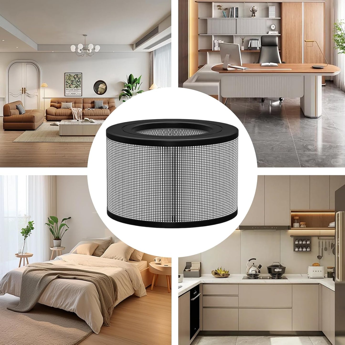 Replacement H13 HEPA Filter Compatible with Honeywell 22500 Air Purifier