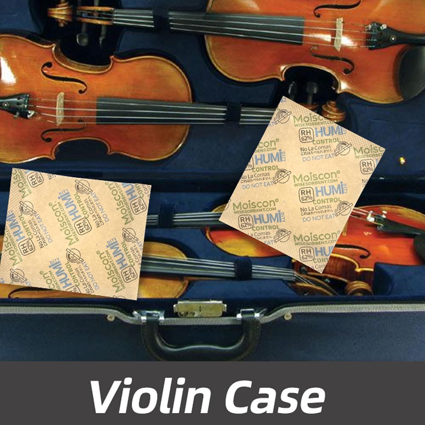 62% Size 8 Two-Way Humidity Control Packs, 120 Pack 8 Gram for Storing 1 oz, Moisture Control Packets Individually Wrapped