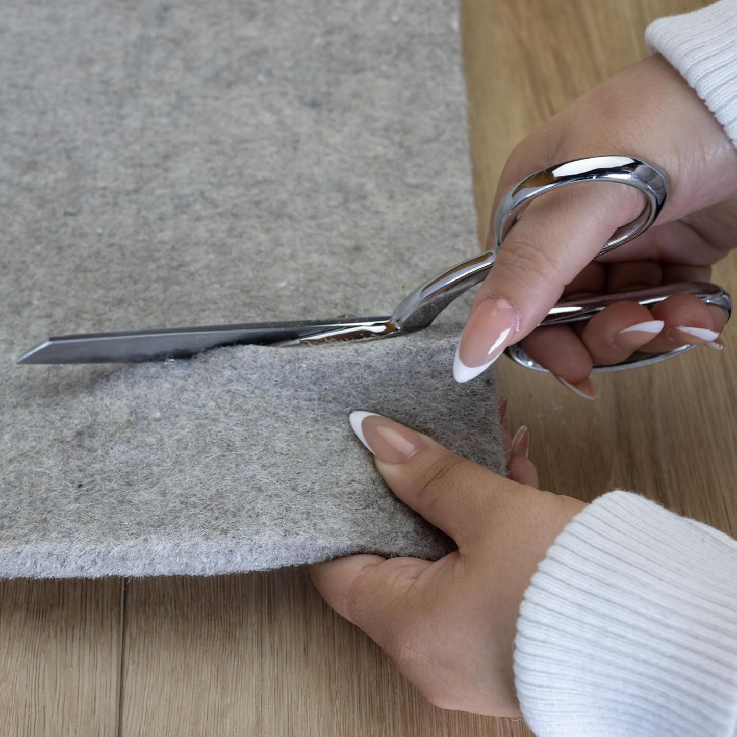RUGPADUSA - Eco-Plush - 12' Square - 1/2" Thick - 100% Felt - Luxurious Cushioned Rug Pad - Available in 3 Thicknesses, Many Custom Sizes