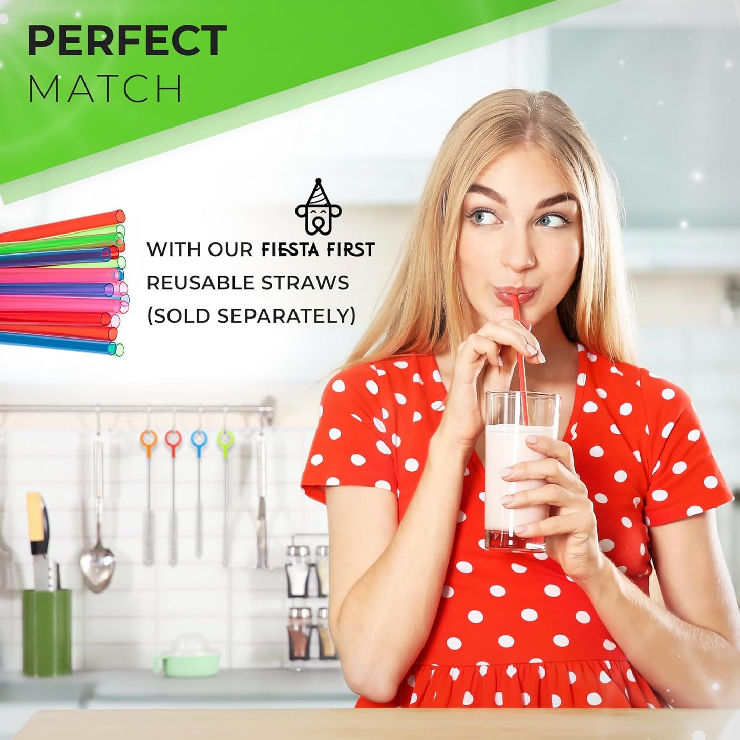 Heavy Duty Cleaning Brushes Set of 8 - Extra Long Straw Cleaners for Metal and Plastic Reusable Drinking Straws, to Clean Small Spaces, Sippy Cups, Water Bottles - Sturdy Hard Brush Bristles