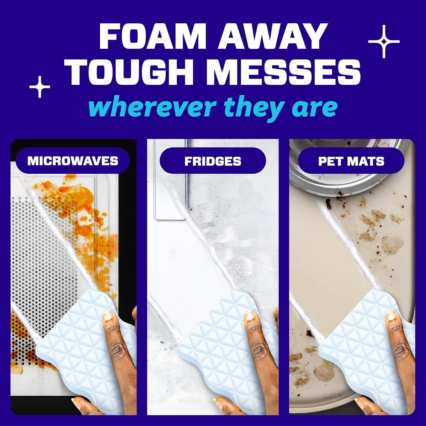 Mr. Clean Magic Eraser Foaming Sponge, All Purpose Cleaner, Dawn Cleaning Power, Ultra Foamy, 7ct