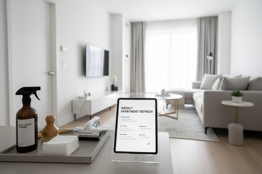 Apartment Cleaning Checklist for Busy People