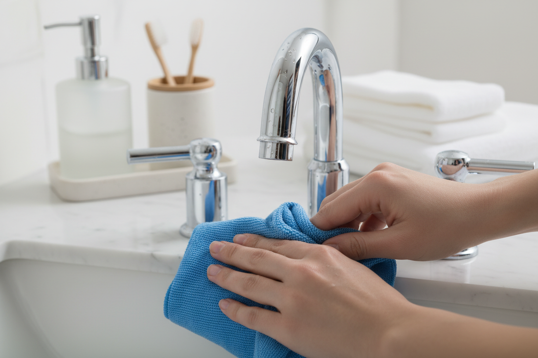How to Clean Bathroom Faucets and Fixtures