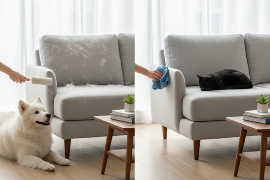 How to Tackle Pet Hair on Fabric Furniture