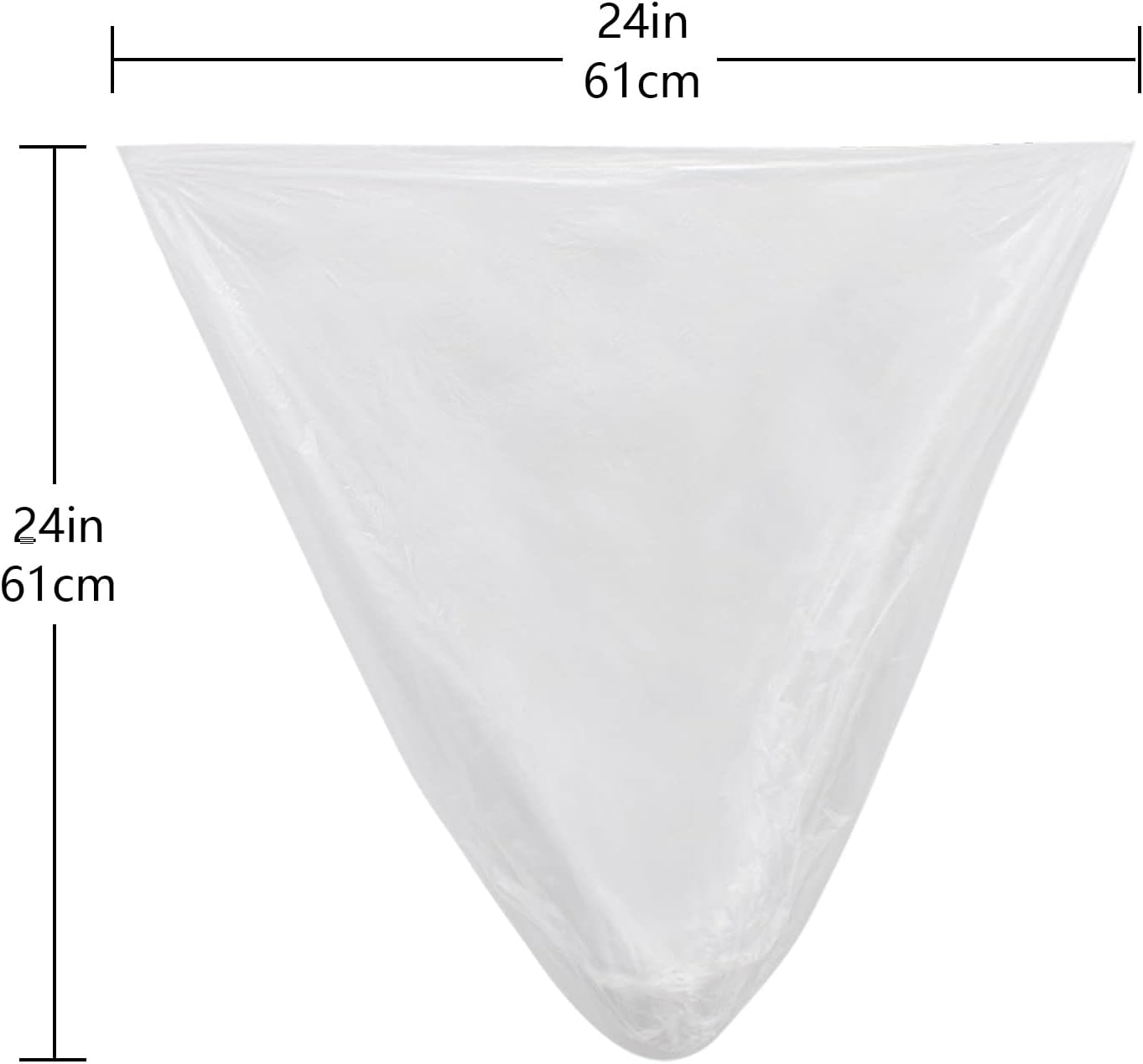 TYPLASTICS Trash Can Liner - Wholesale 1000 Count Garbage Bags on Perforated Roll 7-10 Gallon Multipurpose for Office Bathrooms Business Home Commercial and Industrial Needs 24" x 24"