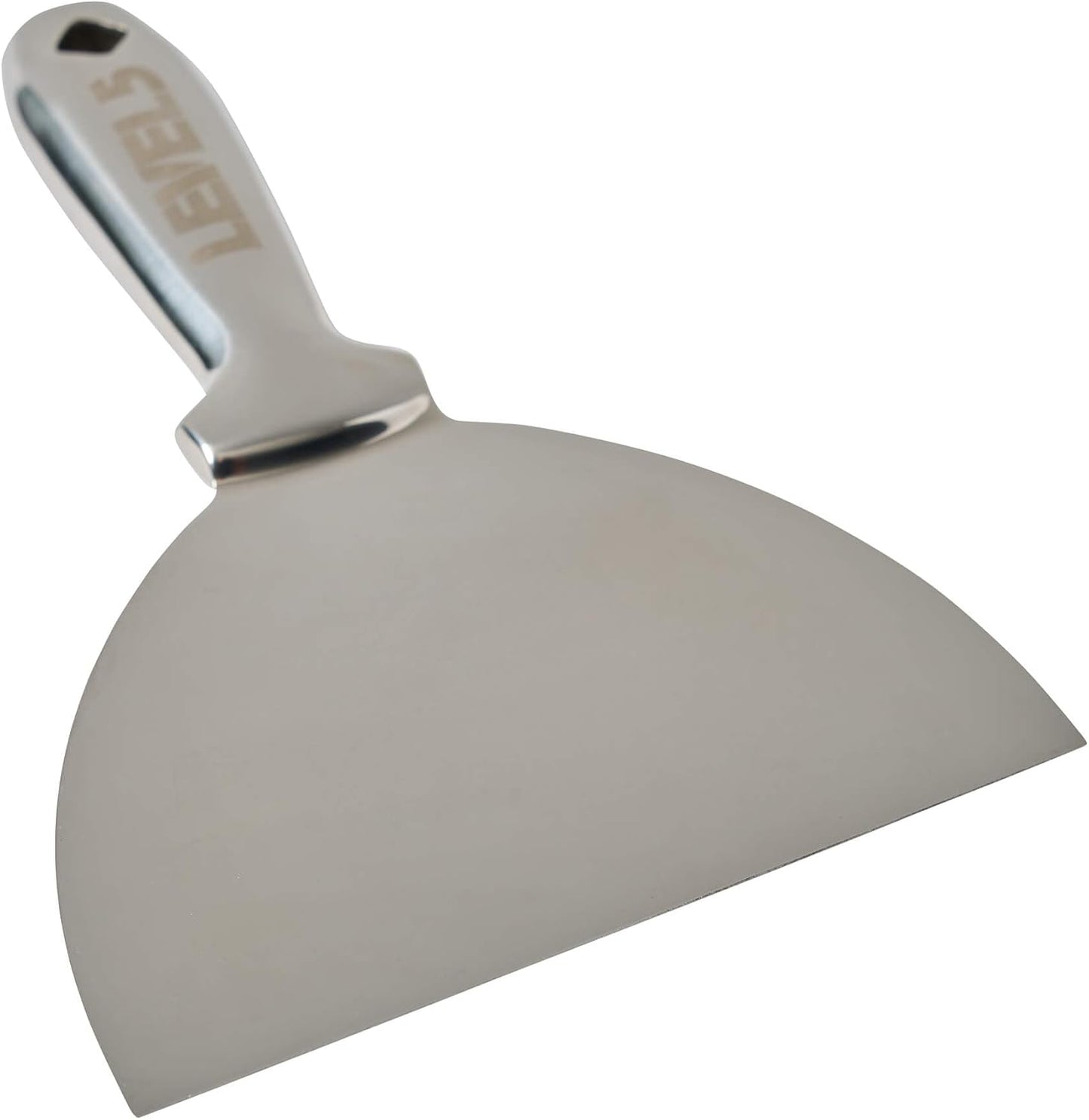 10" All Stainless Steel Joint Knife - LEVEL5 | Professional Grade Putty Blade, Premium Polished All-Metal, Precision Ground Edge, Ergonomic, Corrosion Resistant | 5-410