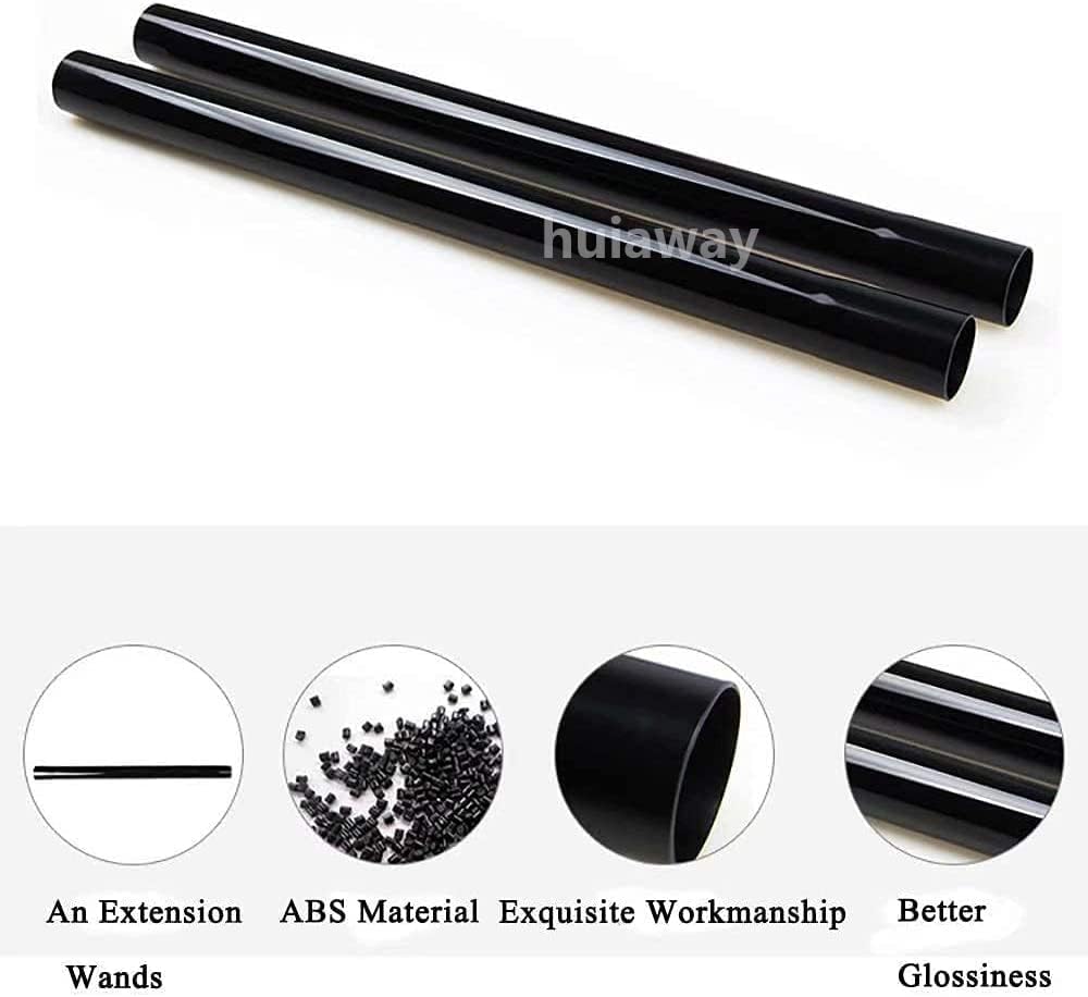 6 Pcs 1.25inch Universal Vacuum Extension Wand Vacuum Attachments 1 1/4 inch, 1 1/4" Friction Fit Extension Wand, Vacuum Cleaner Extension Tube