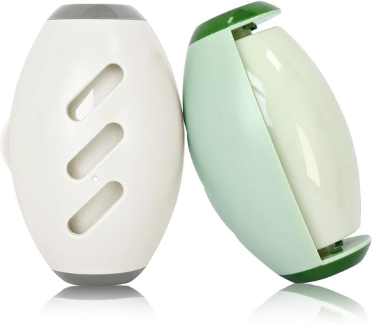 2 Pack Reusable Lint Roller Portable Mini Lint Remover Cat Pet Hair Rollers Travel Size Sticky Cleaner Dog Hair Remover for Clothes Washable Gel Lint Roller Ball