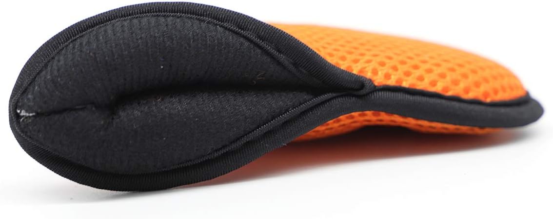 Montela Golf Iron Covers,Golf Iron Head Covers Mesh Golf Iron Covers Set 10pcs Golf Iron Headcovers,Golf Club Head Covers for Iron with Magic Tape Fit Most Brand 4-9 APSX