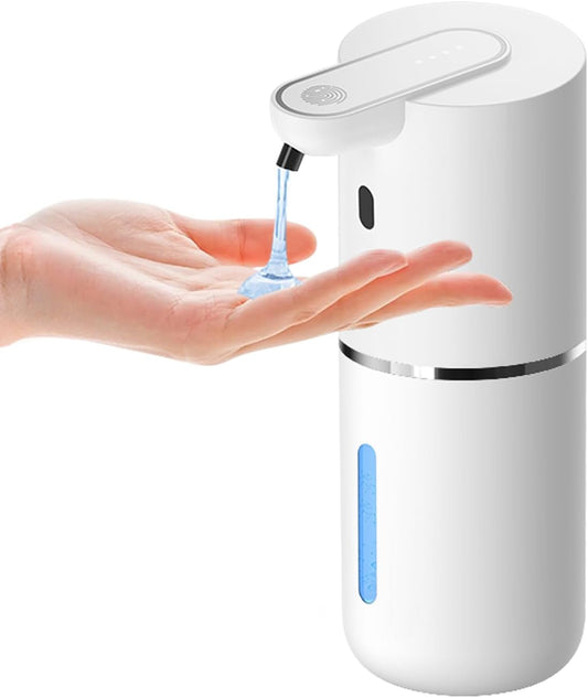 Automatic Liquid Soap Dispenser Bathroom Kitchen, Dish Liquid Soap for Body Shampoo Shower,Gel Hand Free Liquid Wall Mount Touchless Soap Dispenser with 380ml Auto Liquid Dispenser Sylfu