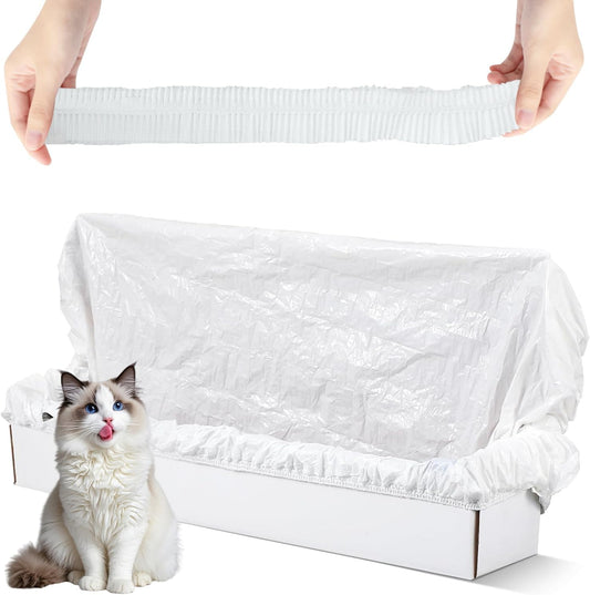 Trash Bags for Popur X5 Litter Box – Thickened, Leakproof Design, 7-Day Odor Control Perfect Fit for Popur X5 Self-Cleaning Cat Litter Boxes -100PCS