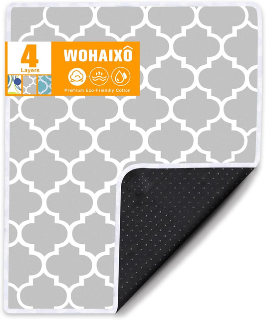 Ironing Mat, Portable Ironing Pad, 28 x 24 inch Ironing Mat for Table Top of Washer, Dryer, Table Top, Countertop, Silincoe Coating and Scorch Resistant