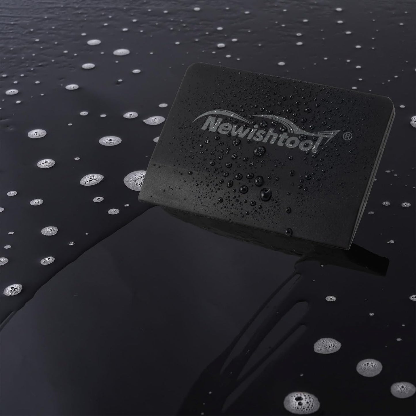 NEWISHTOOL Soft Silicone Squeegee, 2 PCS Small PPF Squeegee for Vinyl, Window Tint V-Blade Scraper for Film Application, Car Paint Protective Film Installation & Water Removal