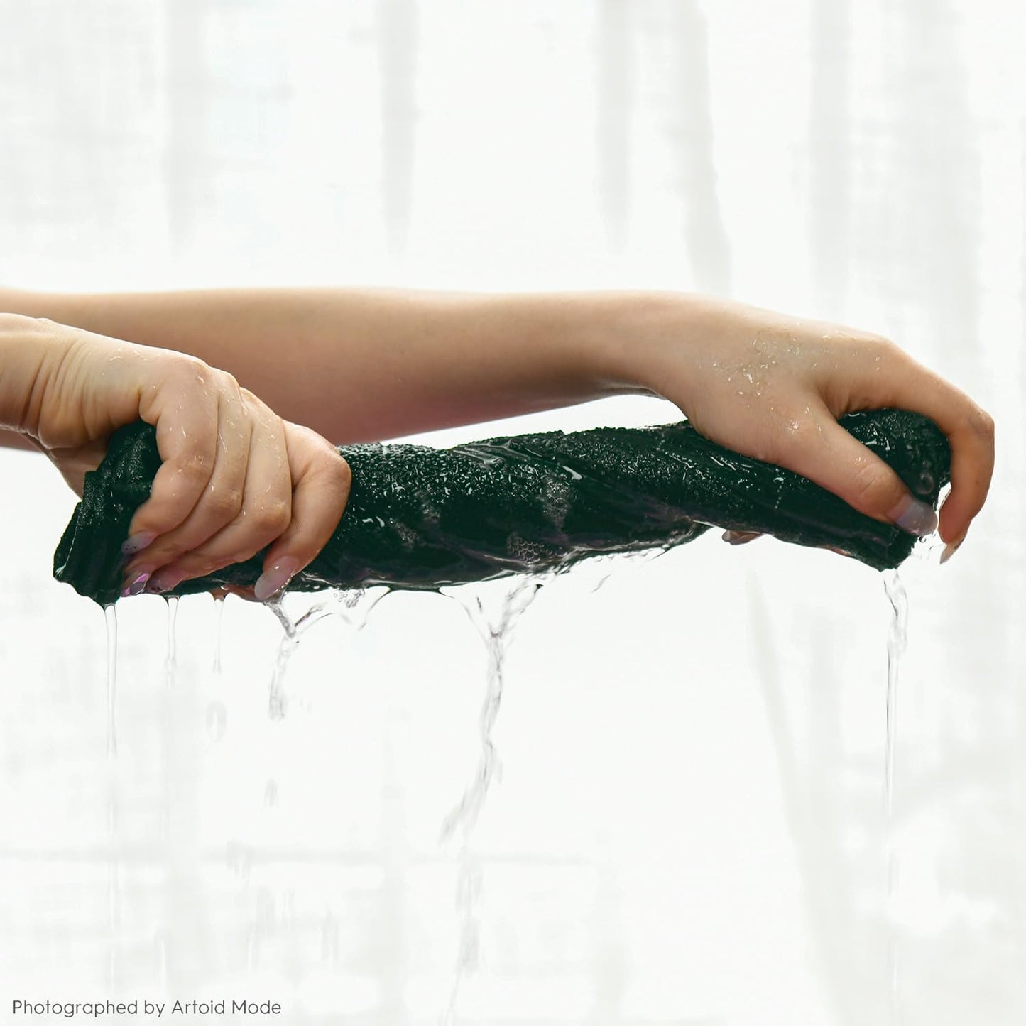 Artoid Mode Checkered Designed Cotton Grey Black Green Terry Kitchen Dish Cloths, 12x12 Inch Soft Absorbent Quick Drying Kitchen Rags Set of 6