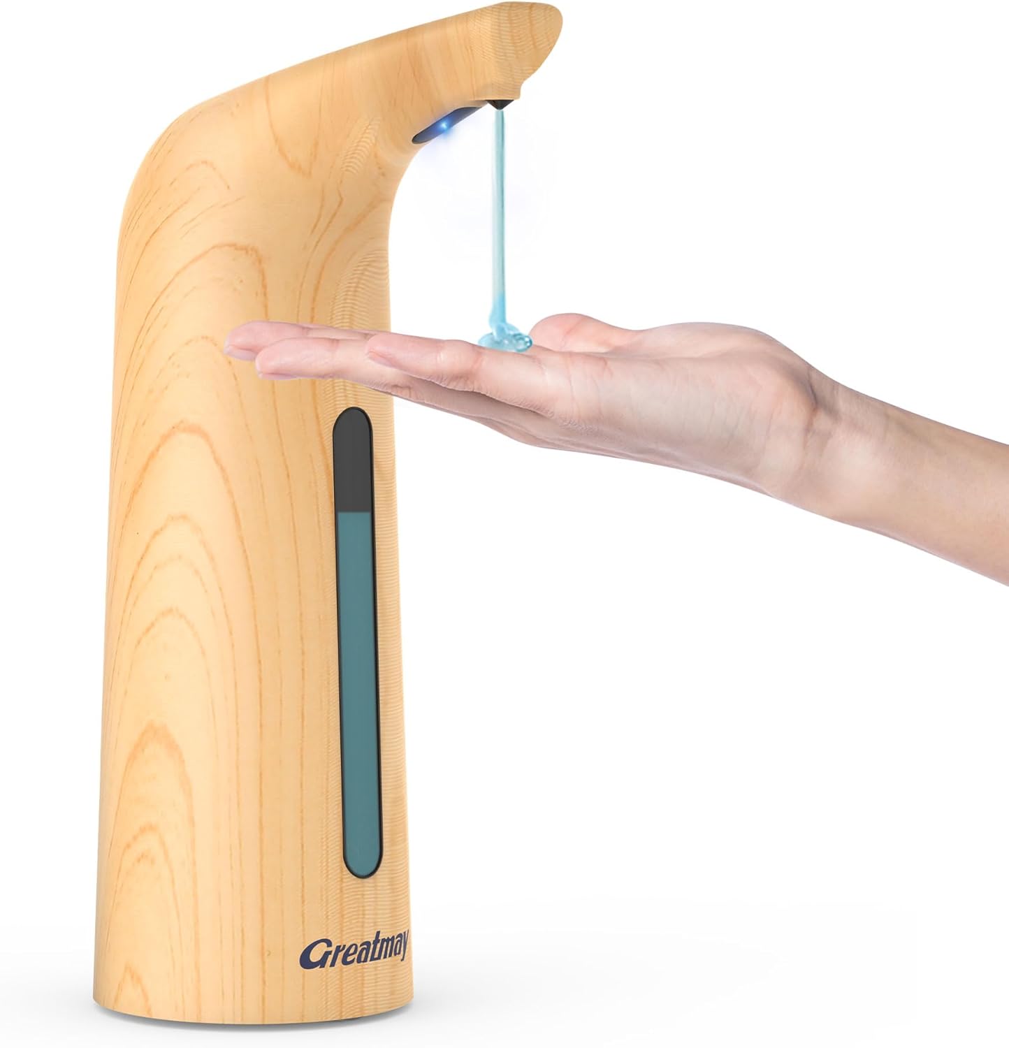 Convenient Automatic Soap Dispenser,4 Adjustable Levels Touchless Hand Sanitizer Pump with Infrared Sensor, 400 ml Countertop Electric Soap Dispenser for Bathroom,Kitchen