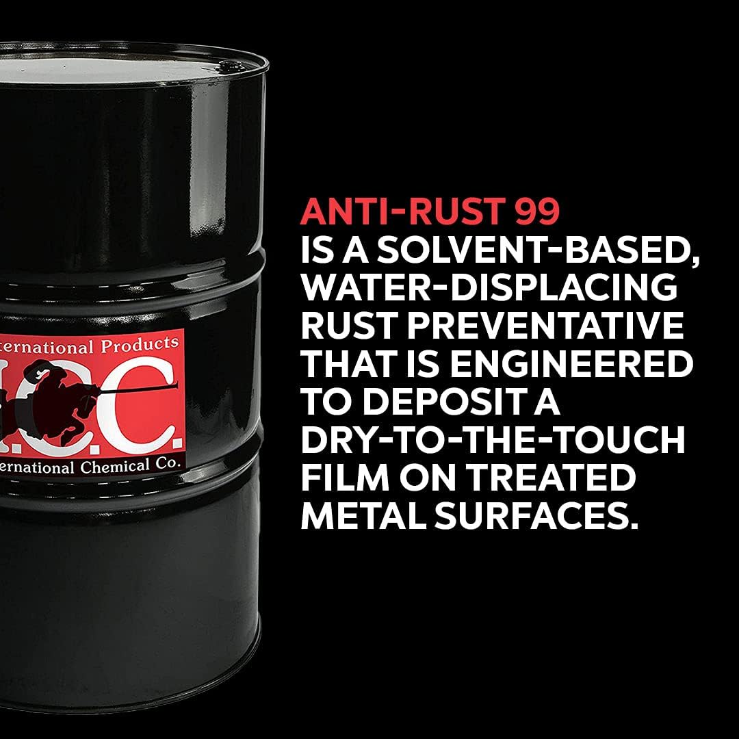 Anti-Rust 99 High-Performance Evaporative Solvent Rust and Corrosion Preventative; MIL C 16173 D Grade 3; 55 Gallons