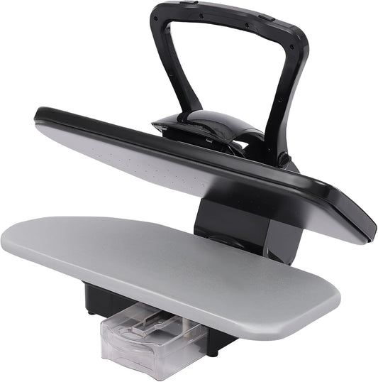 Intelligent Steam Press with 5 Fabric Setting Professional Steamer 1600W for Home/Business 36inch Non-stick Large Pressing Surface Auto Shutoff & Temp Settings Digital Touch Screen (Black)