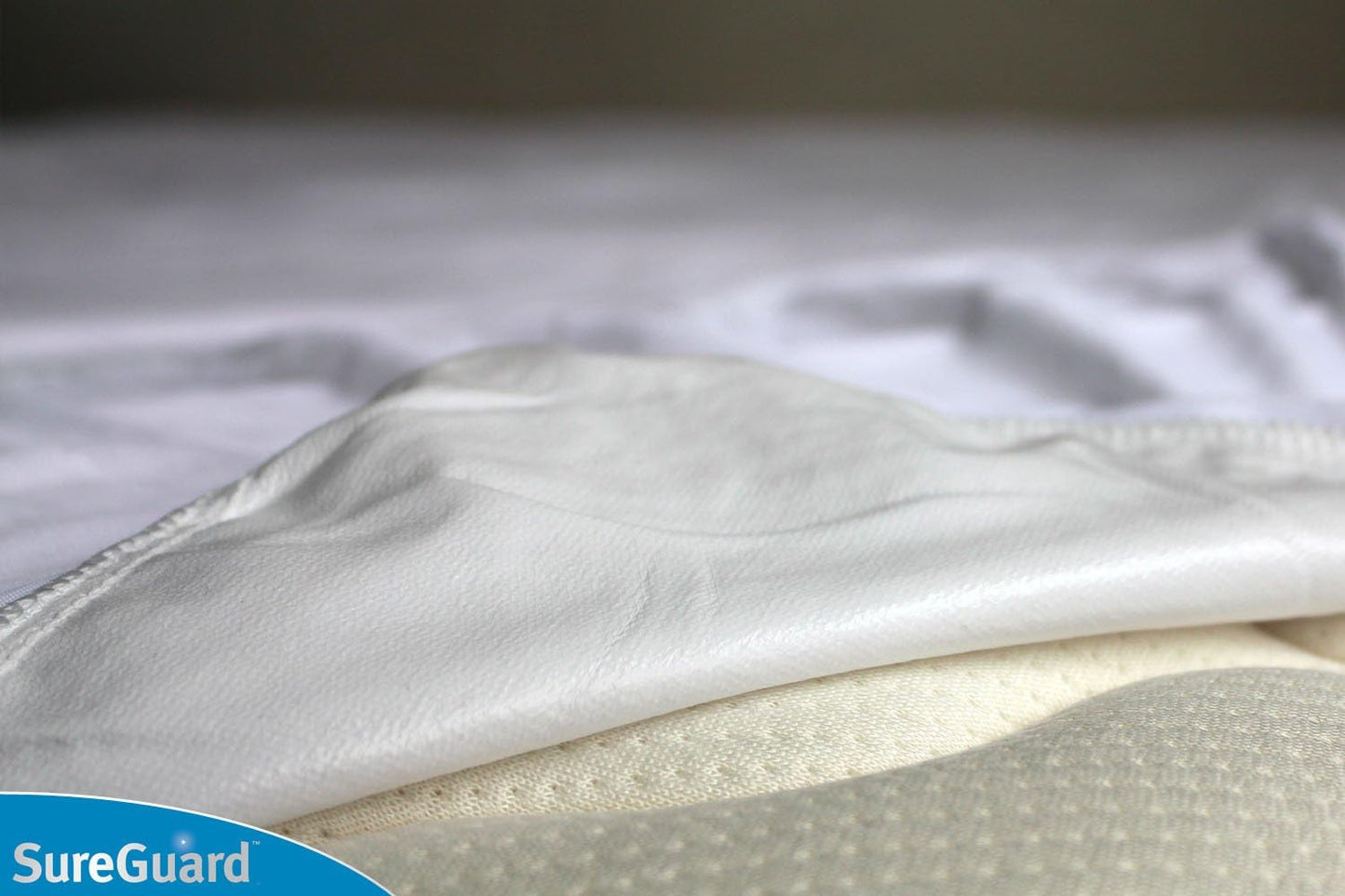 SureGuard Mini Crib Mattress Protector - 100% Waterproof, Hypoallergenic - Premium Fitted Cotton Terry Cover for Portable Pack n Play