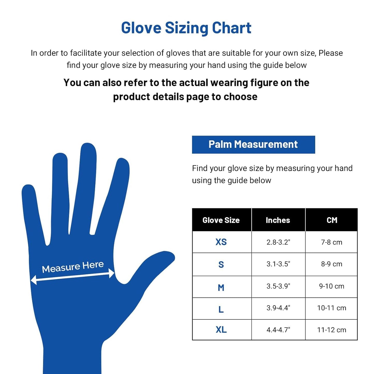 JMU Nitrile Exam Gloves X-Large, 4000 Count, 3.5 Mil, Disposable Gloves Latex-Free & Powder-Free, Violet Blue