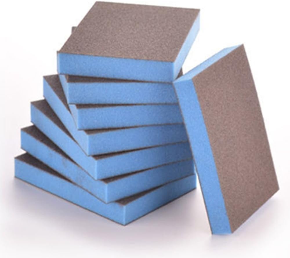 EORTA 8 Pcs Magic Cleaning Sponges Multi-Use Heavy Duty Scrub Scouring Eraser Pads with Carborundum Non-Scratch Emery Cleaner for Kitchen, Bathroom, Pots, Pans, Sinks