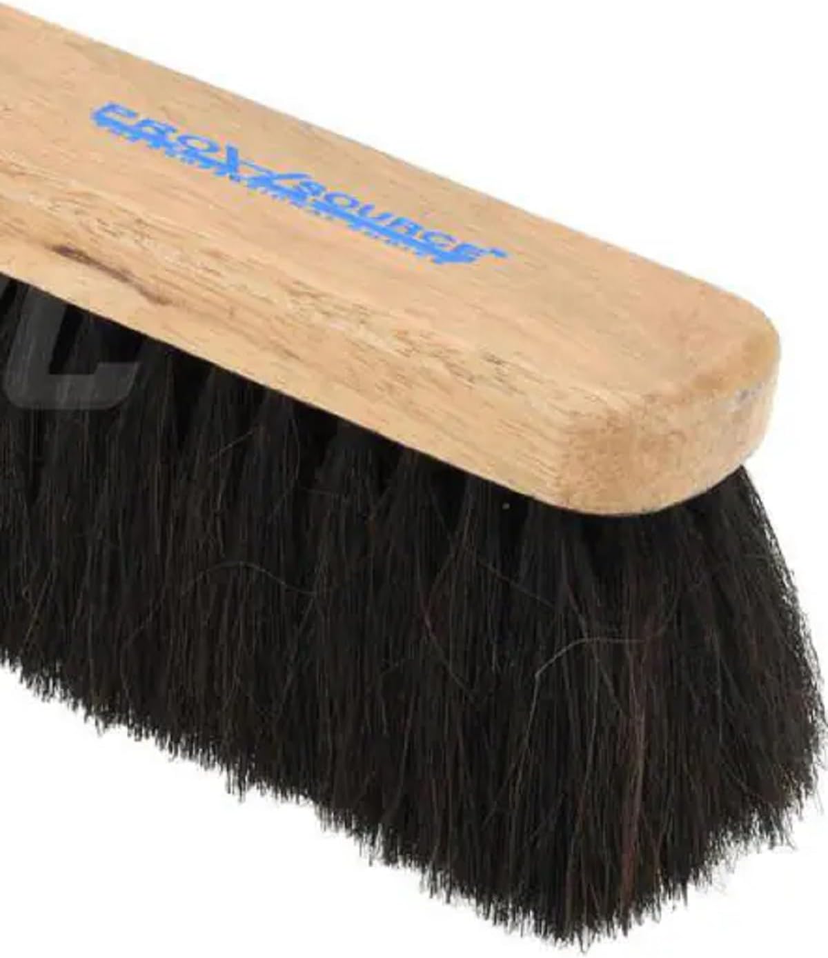 PRO SOURCE Horsehair Push Broom Head with Threaded Wood Block: 18 inch Wide