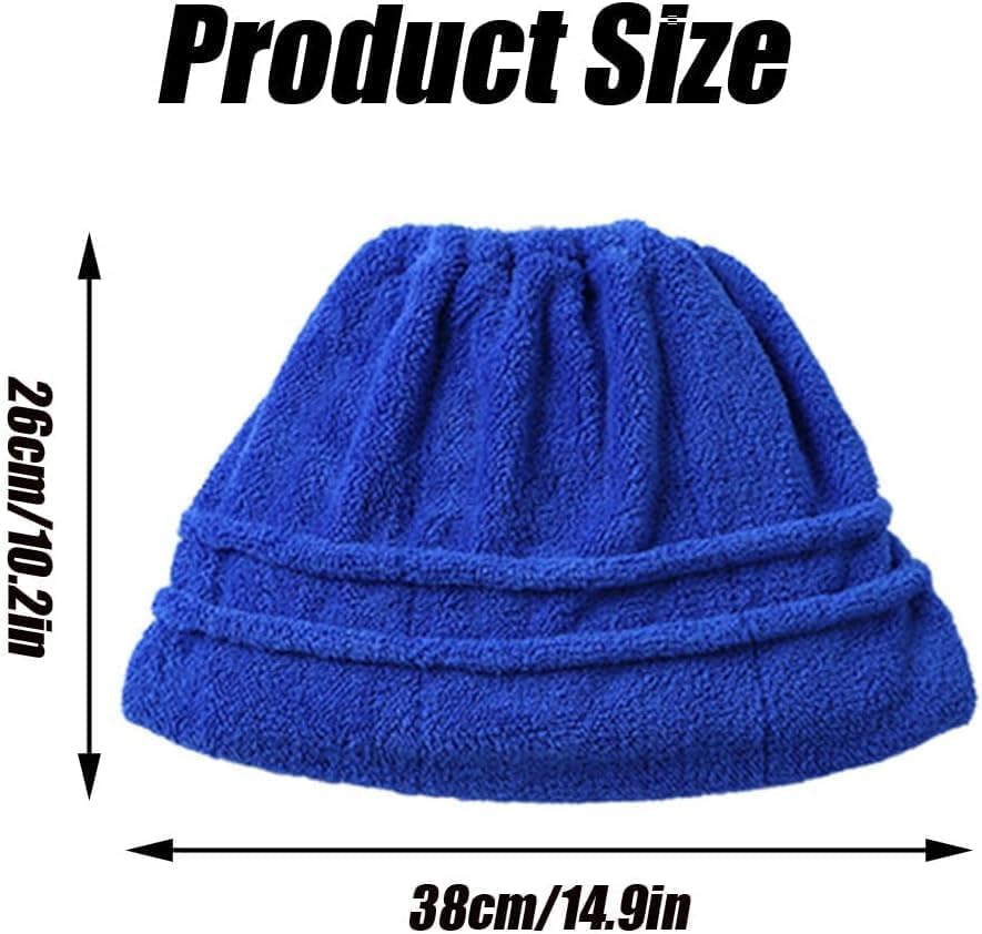 Icexeco Lazy Broom Cover Cloth, Multifunctional Lazy Brooms Cover, Washable Reusable Microfiber Broom Sweeping Refill, Wet & Dry Dual Use, Washable Mop Covers (4PCS-Violet)