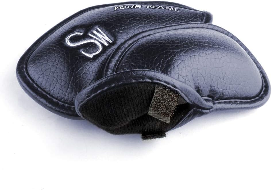 CRAFTSMAN GOLF 12pcs or 1pc Thick Synthetic Leather Golf Iron Head Covers Set Headcover Fit All Brands Callaway Ping Taylormade Cobra Etc. Also Custom Name