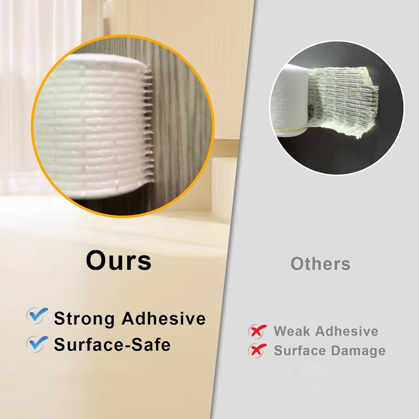 White Weather Stripping, Strong Self Adhesive Weather Stripping Door Seal for Doors and Windows,Closed Cell Weatherstrip, SoundProof Weatherproof Foam Tape (3/4 in x 5/16 in x 13Ft)