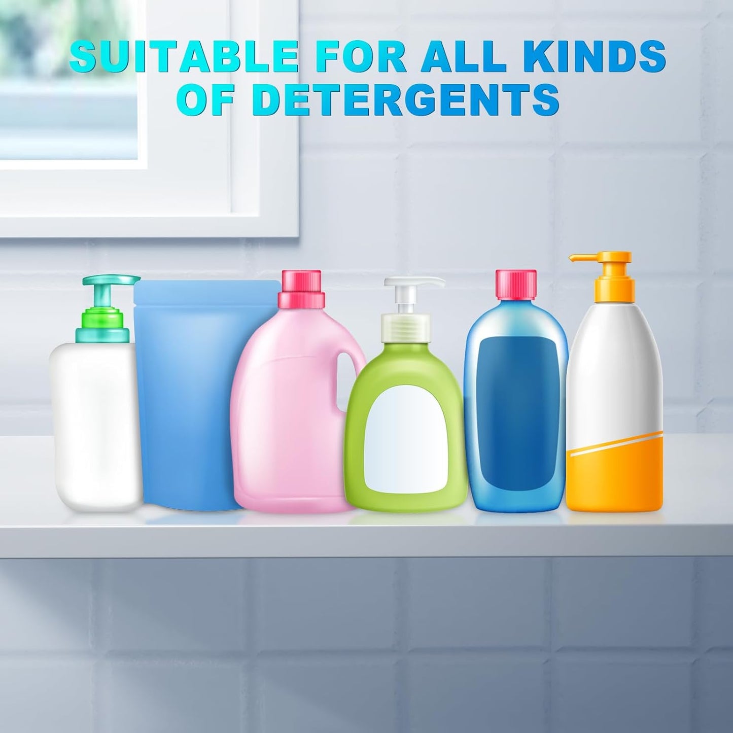 Automatic Liquid Soap Dispenser, 12.8oz/380ml Wall Mount Touchless Soap Dispenser with Sensor, 4-Level Adjustable, IPX5 Waterproof, USB Rechargeable for Bathroom, Kitchen