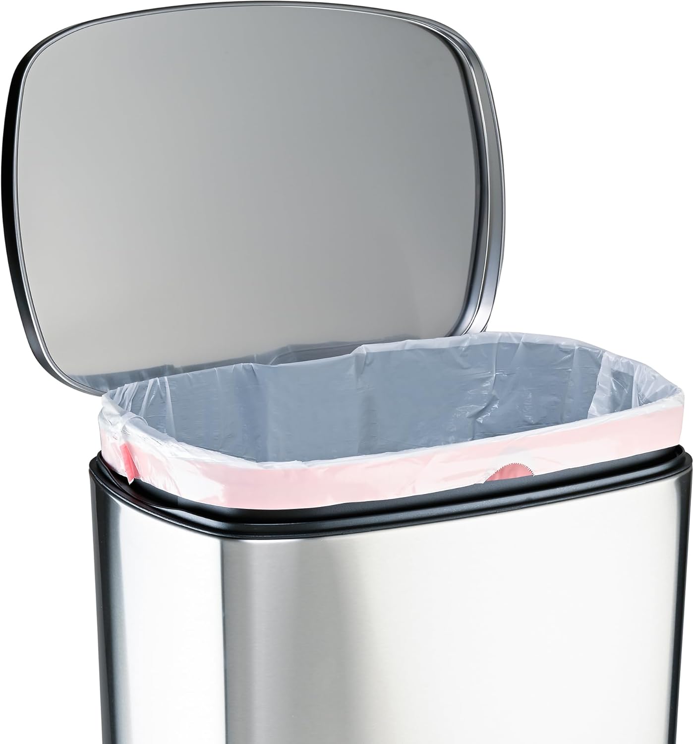 Amazon Basics Flextra Tall Kitchen Drawstring Trash Bags, 13 Gallon, 90 Count