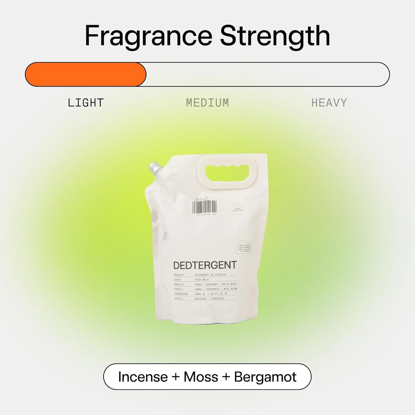 DedCool Liquid Laundry Dedtergent | 05 Spring | Luxurious Fresh Floral Fragrance Detergent | Removes Stains | Infused with Natural Essential Oils | Non-Toxic | 120 Washes | 64 fl oz