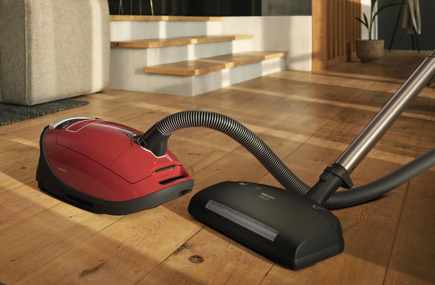 Miele Original SEB 236 Electro Premium Floorbrush, Motorized Extra-Wide Floorhead for Miele Vacuum Cleaners, Quick and Deep Cleaning of All Carpet Depths – 7311290