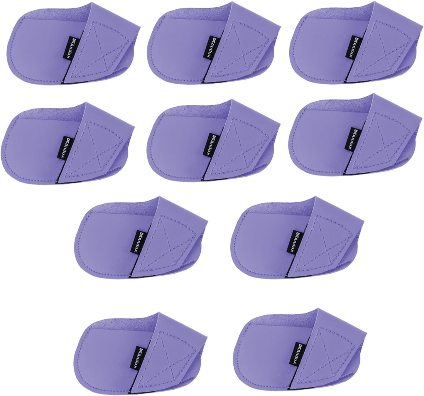 Andux 10Pack PU Golf Irons Club Head Covers Pouch Holder MT/PU03