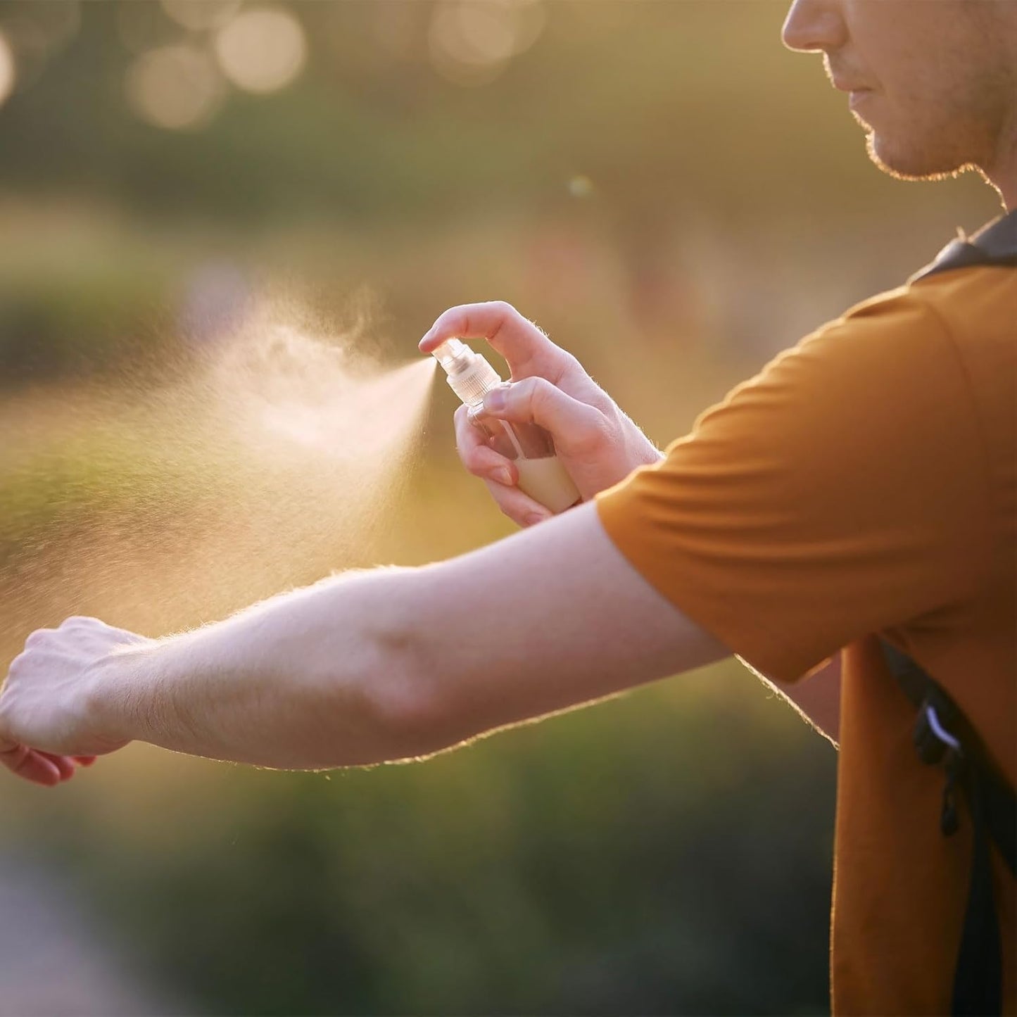 uxcell 10 Pack Spray Bottles, 2 Oz/60ML Clear Empty Mist Plastic Mini Travel Bottle Set,Small Refillable Liquid Containers for Household Use, Essential Oil, Cleaning (Transparent Black)