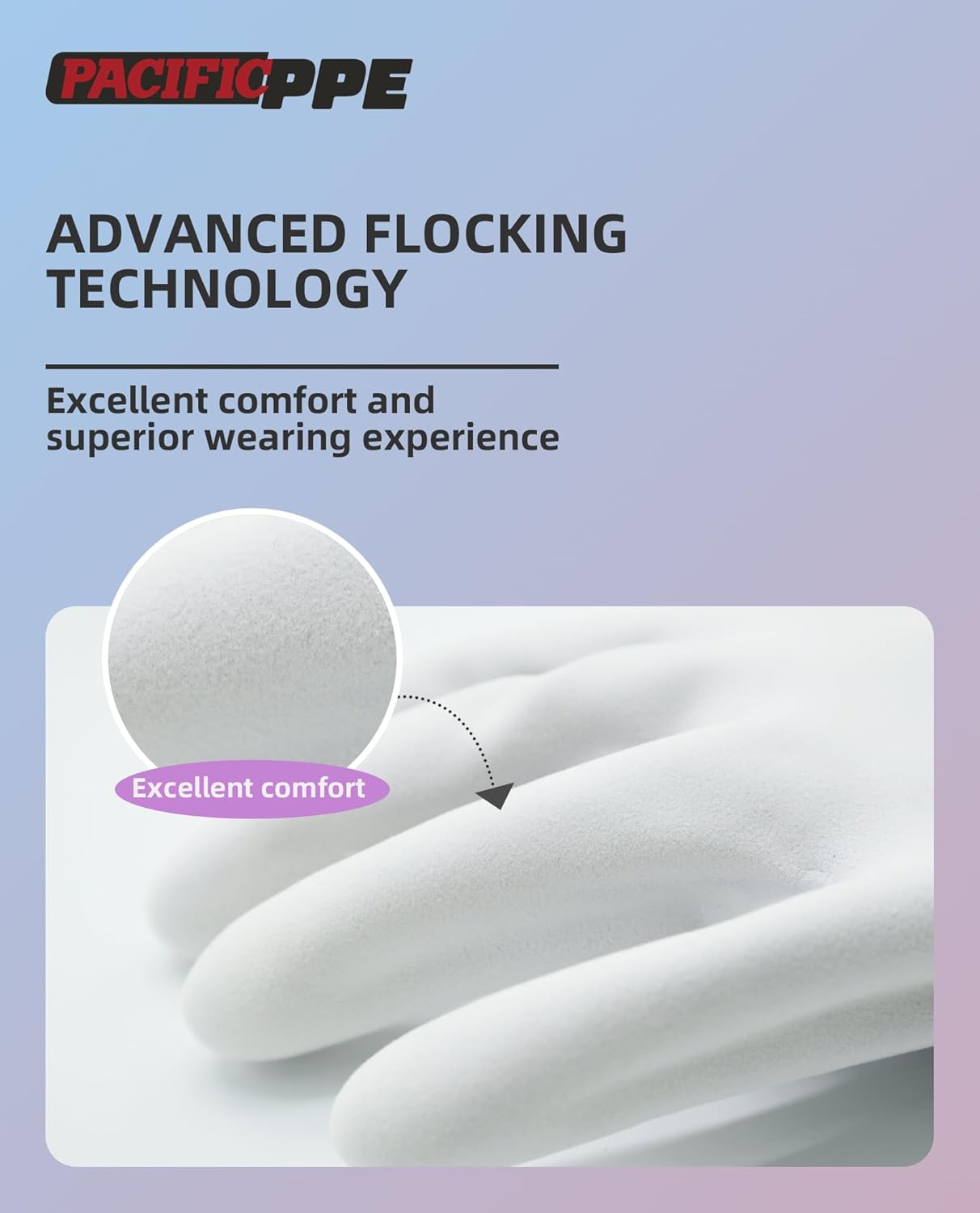 PACIFIC PPE 2 Pairs Reusable Dishwashing Cleaning Gloves, Household, Kitchen, Cotton Liner, Blue, Small