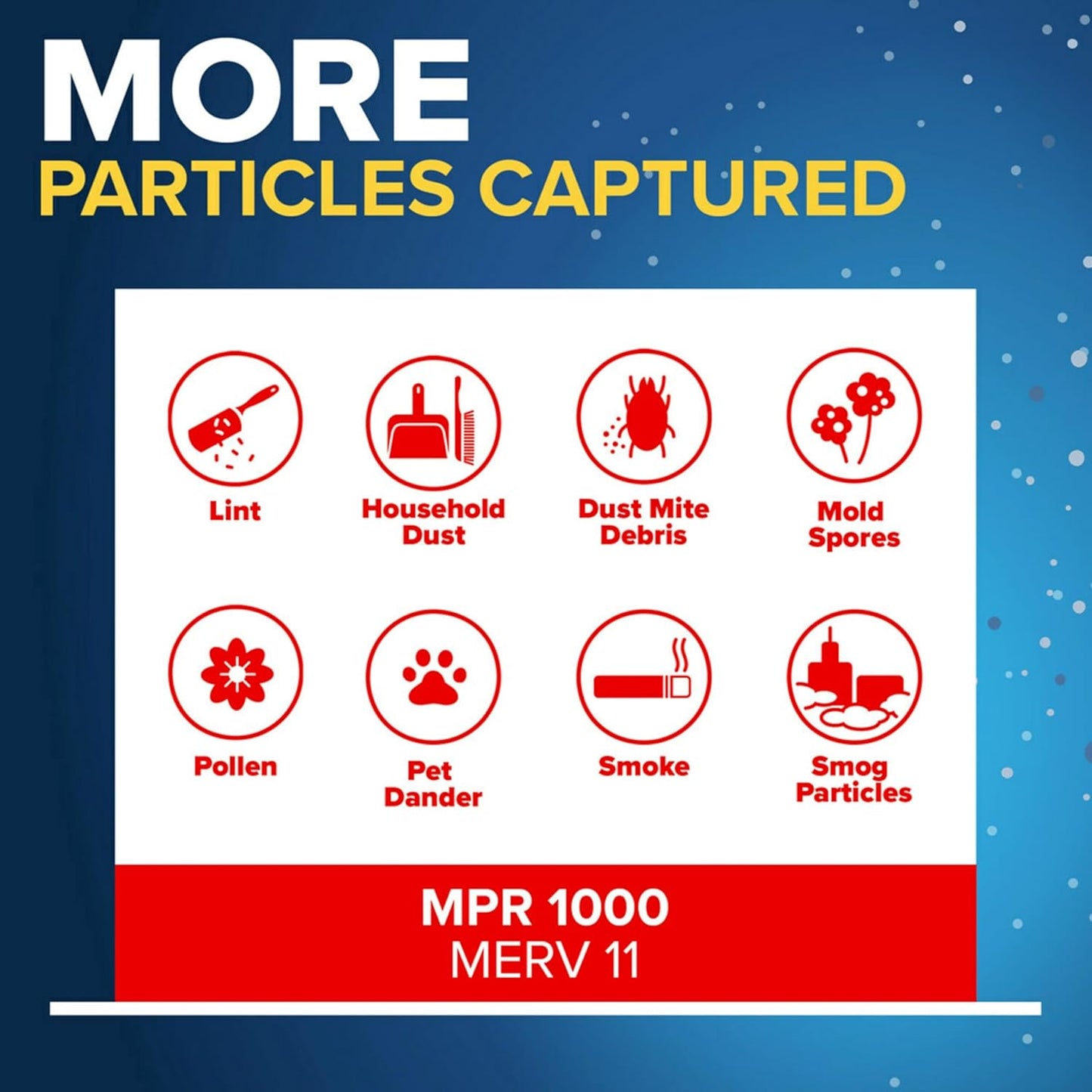 Filtrete 16x25x2 AC Furnace Air Filter, MERV 11, MPR 1000, Allergen Defense, 3-Month Pleated 2-Inch Electrostatic Air Cleaning Filter, 4 Pack (Actual Size 15.5 x 24.5 x 1.75 in)