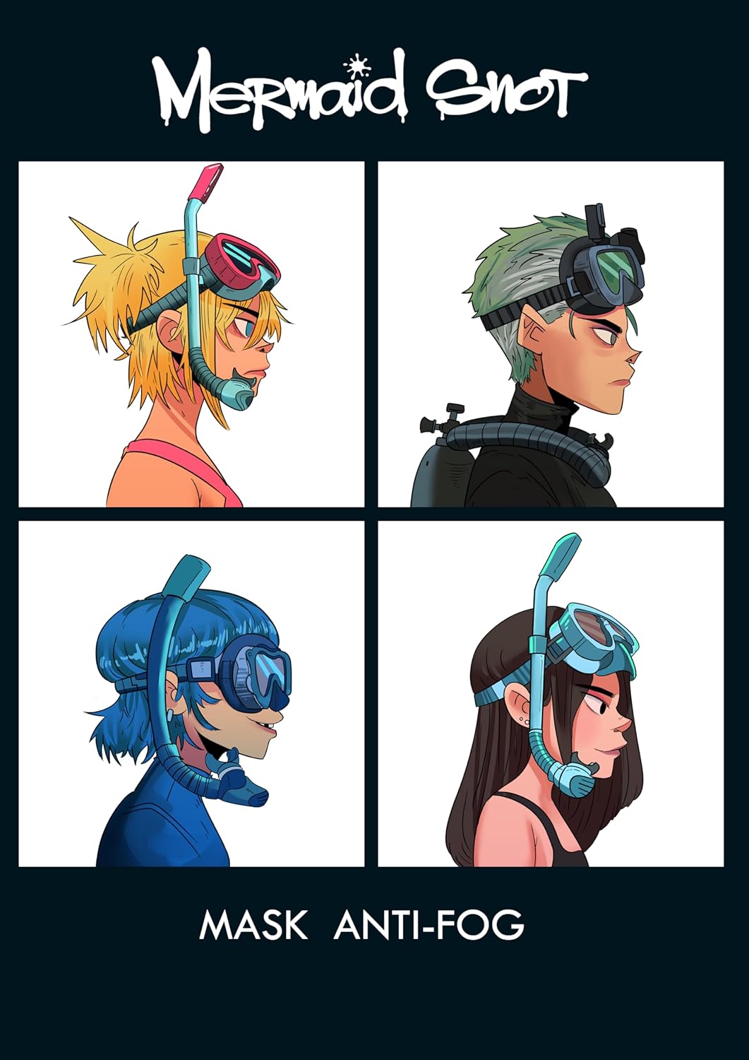 Neutripure Mermaid Snot Anti Fog Mask Defogging Gel for Scuba Diving and Snorking - Karen