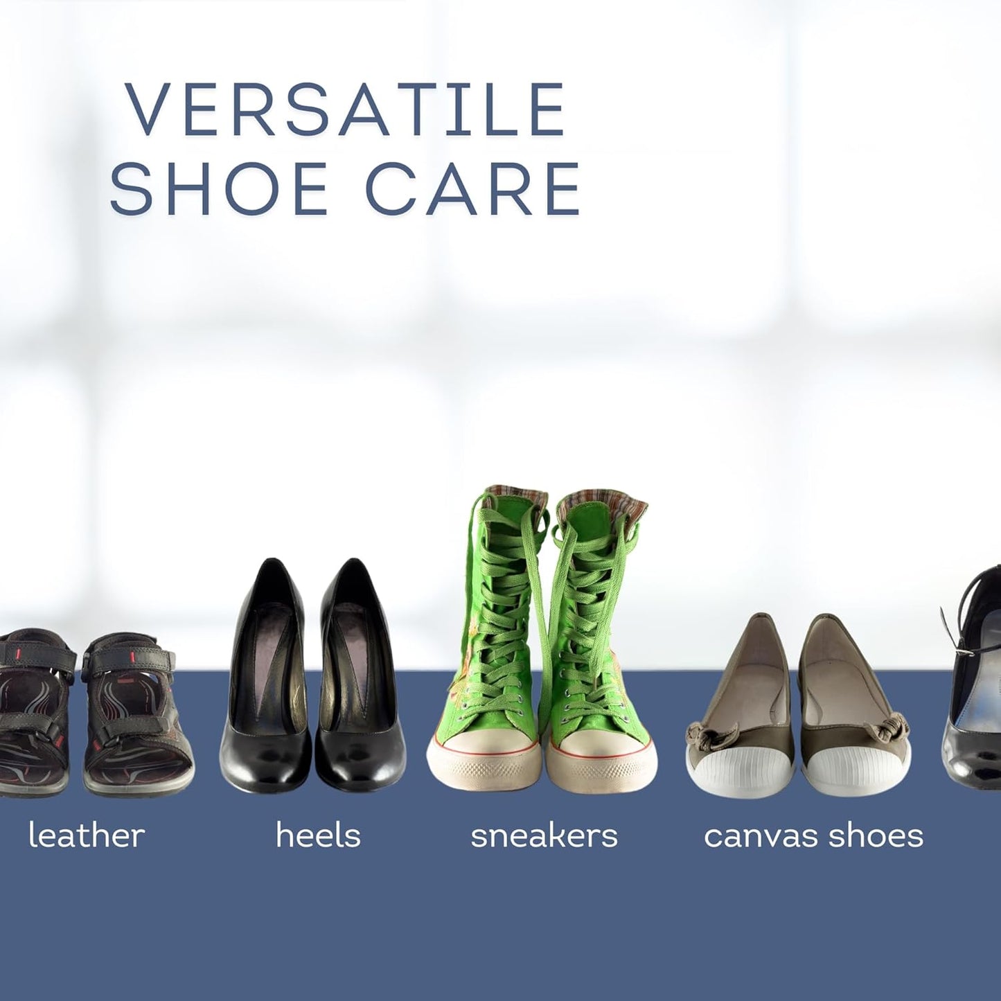 Swanky Shoe Cleaner Wipes - Leather and Sneaker Cleaner, Removes Dirt, Grime and Stains, Quick & Easy Shoe Sole and Boot Cleaning Wipes, Essential Shoe Cleaning Supplies - Soft Wipes, 90 Count