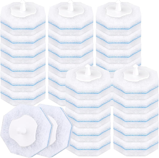 80 Pcs Toilet Wand Refills, Disposable Toilet Brush,Disposable Toilet Bowl Brush Replacement Heads,for Bathroom Cleaning,Clean Toilets,bathtubs,mop Pools, wash basins