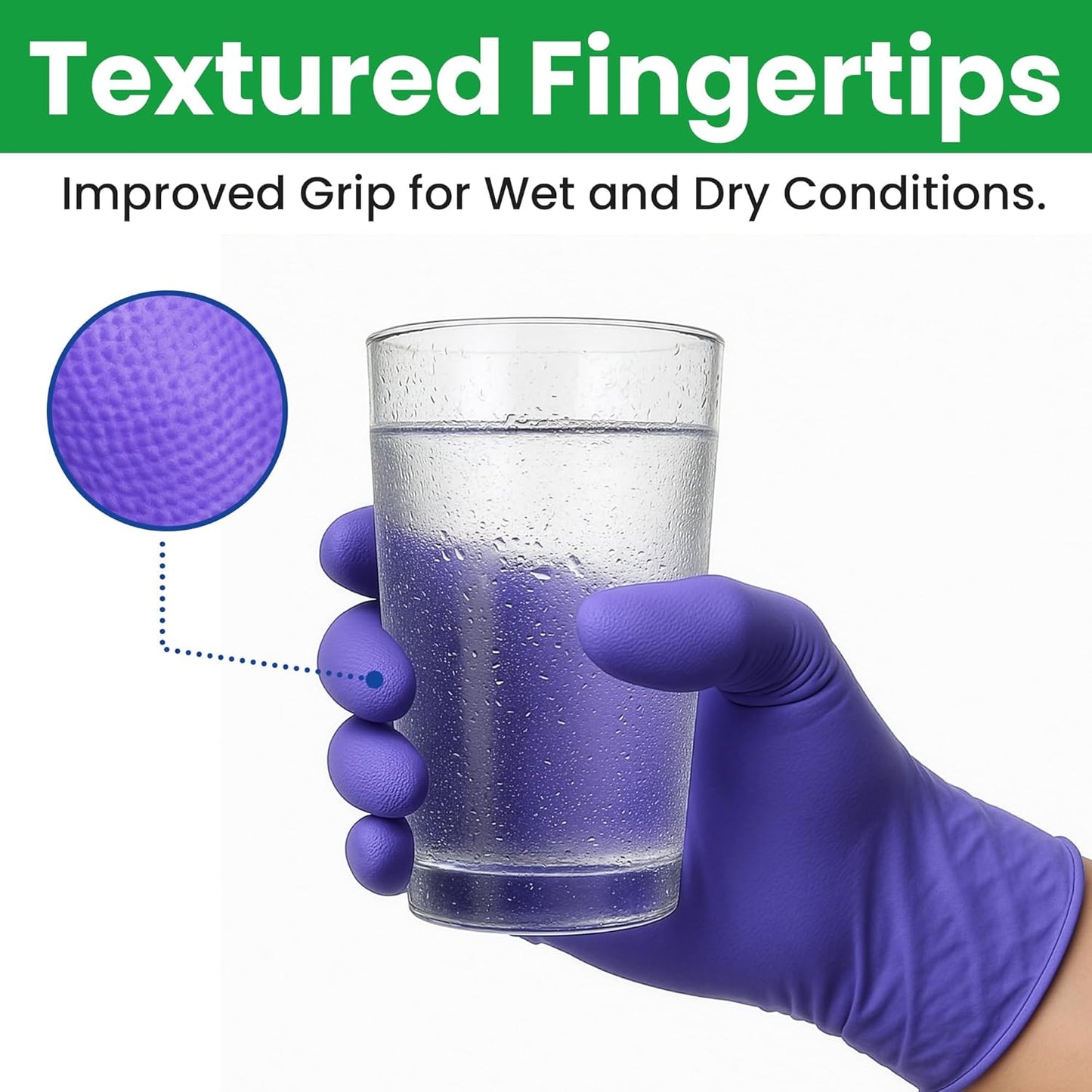 SAFEWAY Nitrile Disposable Gloves — Multi-Purpose Powder-Free, Non-Latex, Medical Use, and Textured Fingertips for Food Prep, Cleaning, Tattoo, Nursing, Lab, Examination, & More — (140000pcs, Small)