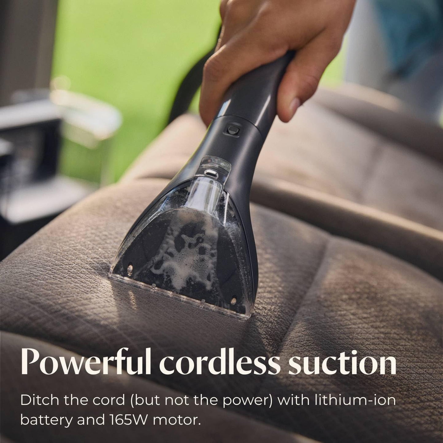 BISSELL Little Green Cordless Portable Deep Cleaner with 25V Lithium-Ion Battery & Battery-Boost Technology, 3682