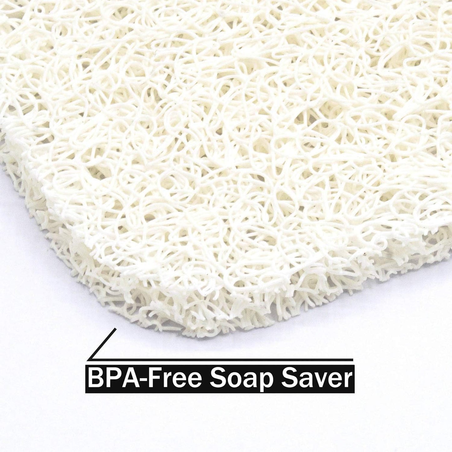 Bar Soap Dish Holder for Shower Bathroom Stainless Steel Rust Proof Self Draining with White Soap Saver Pad